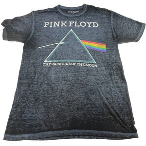 Pink Floyd Band T Shirt Men Large Gray Dark Side Of The Moon